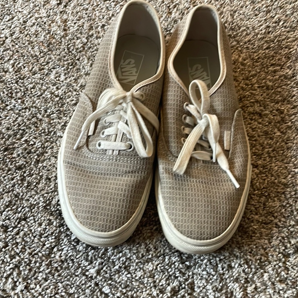 Vans tan lace 9.5w / 8 men’s